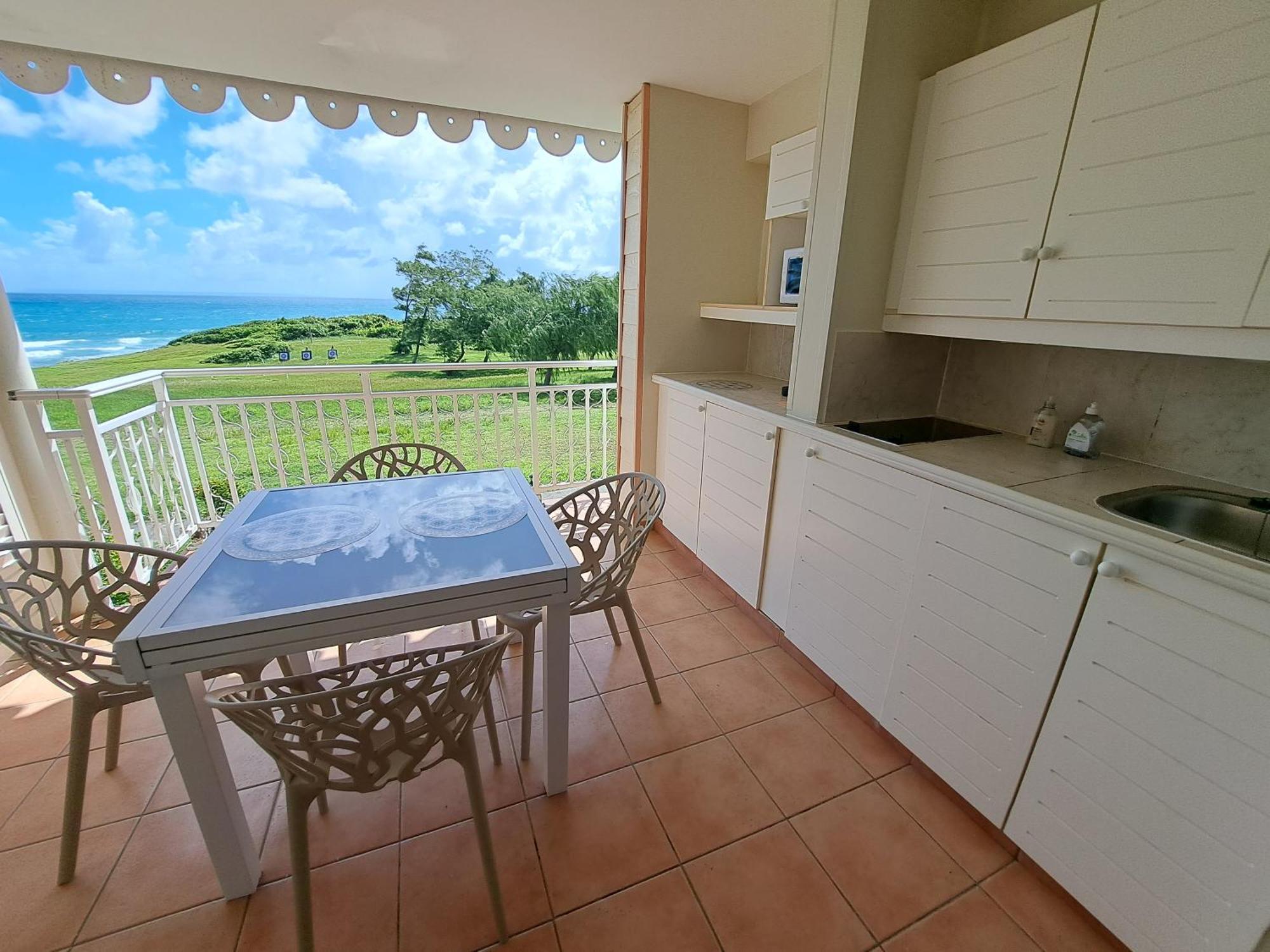 Grand Studio Vue Mer Exceptionnelle, Piscines, Plages. Sainte-Anne  Exterior photo
